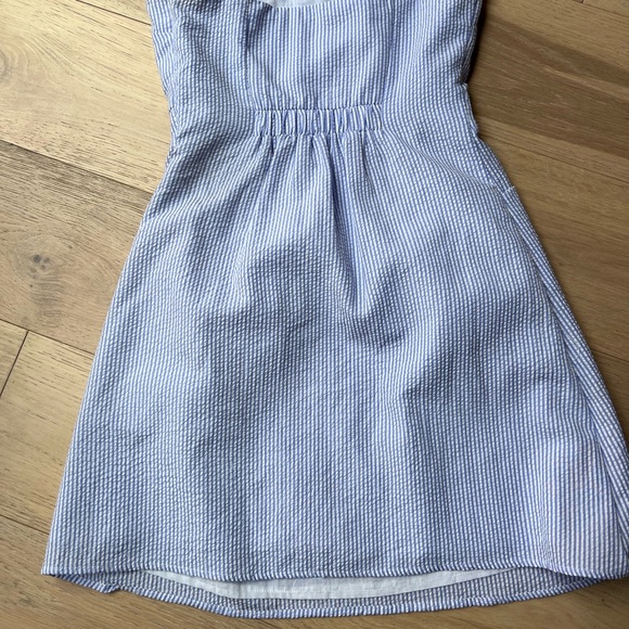 Blue Strapless Dress - Picture 2 of 5